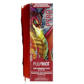 Pulp Riot Pyro Semi Permanent Hair Color Cool Red 4 oz front view