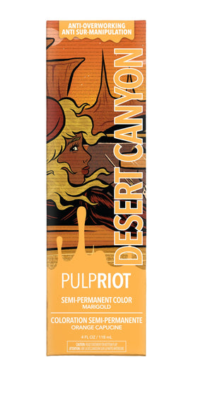 Pulp Riot Semi Permanent Hair Color Marigold 4 oz tube front view