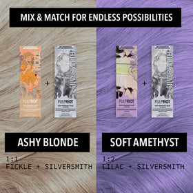 Pulp Riot Silversmith hair color packaging details