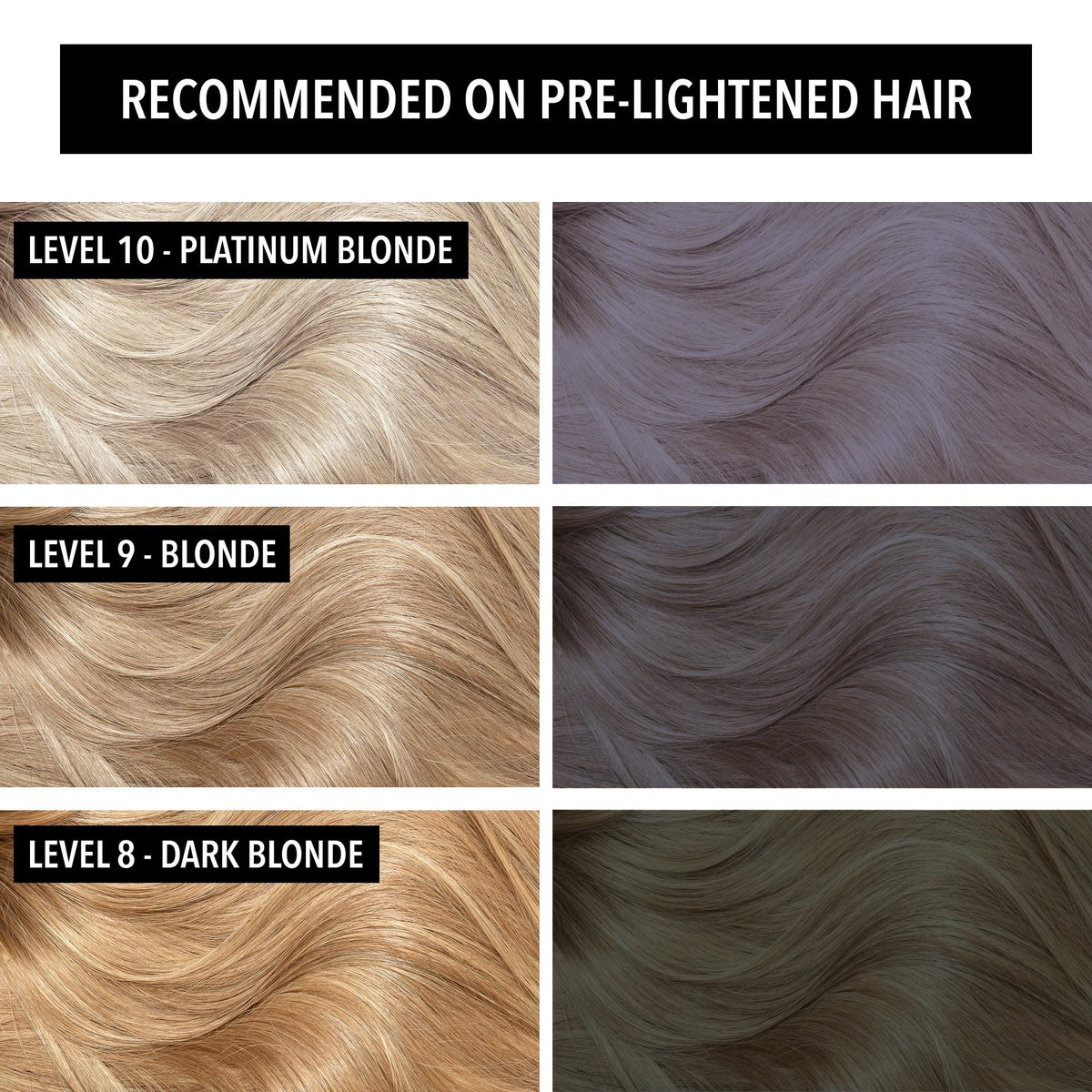 Pulp Riot Smoke hair color swatch showing grey shade