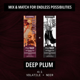 Pulp Riot Volatile Hair Color shade comparison