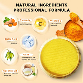 Pumkot Turmeric Kojic Acid Cleansing Pads with a travel bag