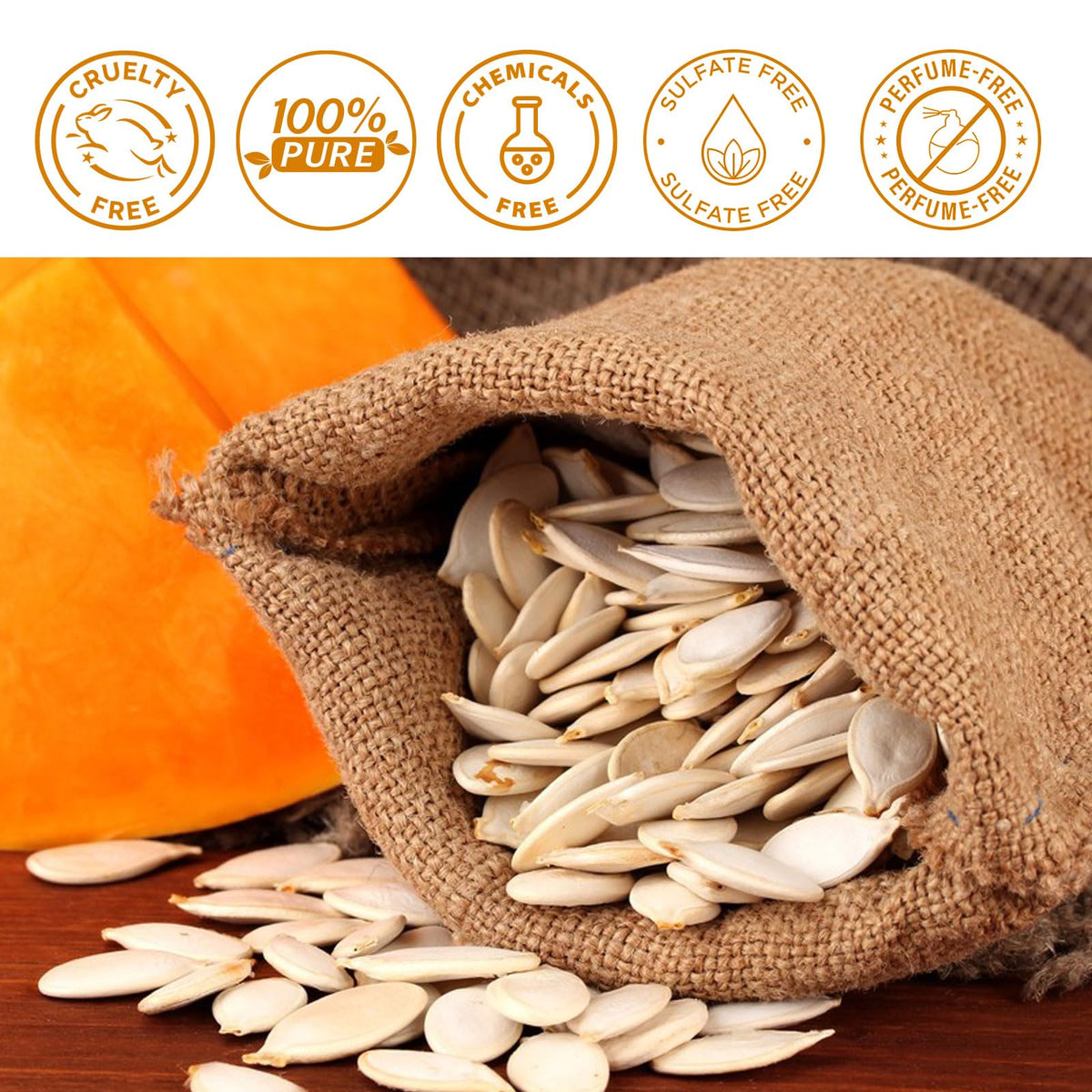 Pumpkin Seed Oil 2Fl Oz in lifestyle setting
