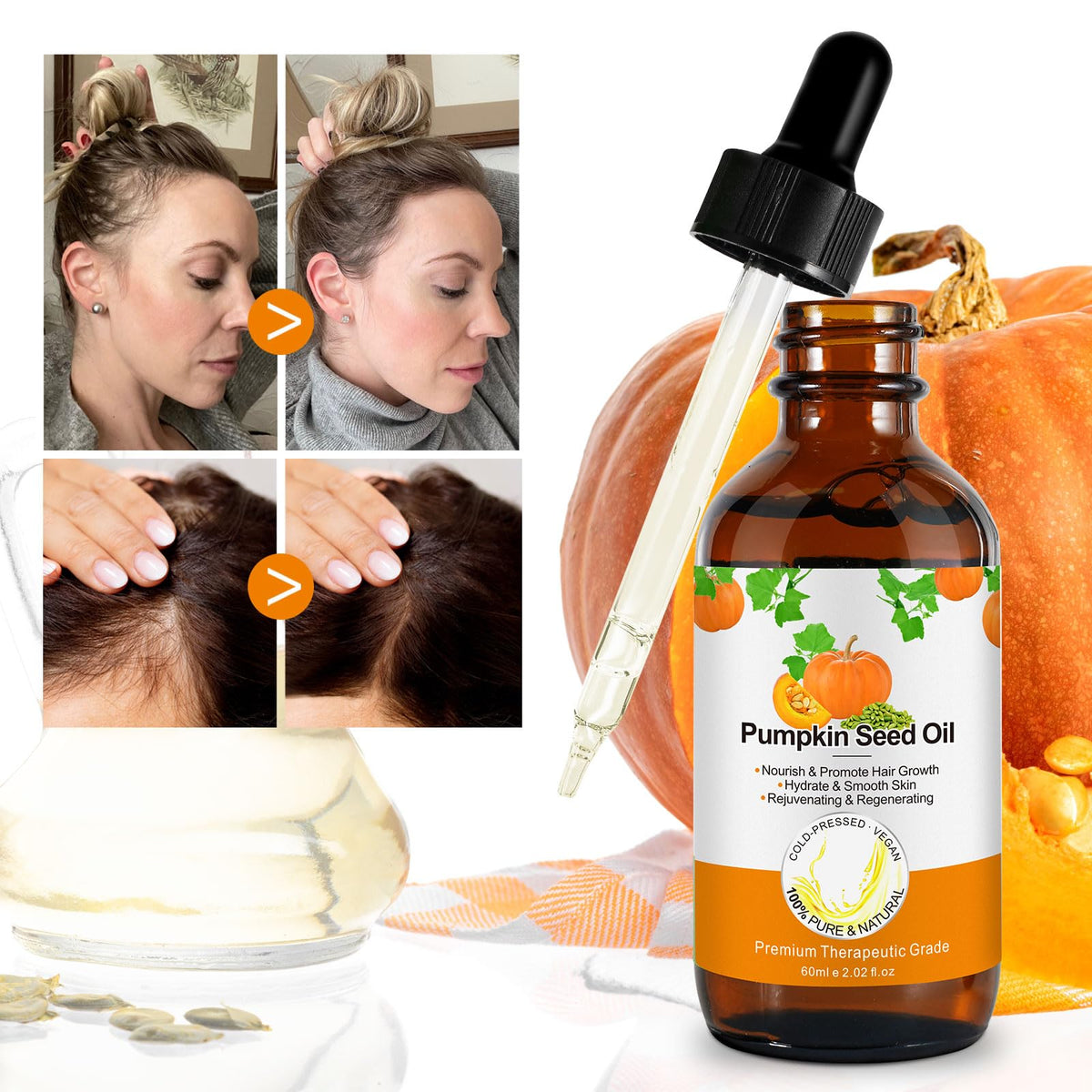 Pumpkin Seed Oil 2Fl Oz with dropper