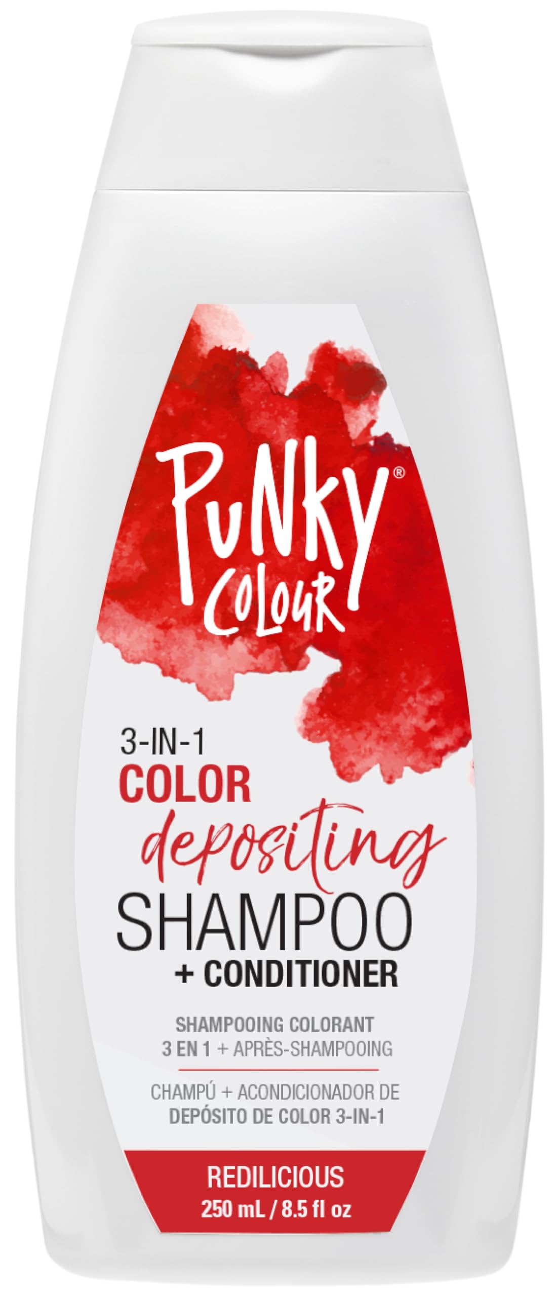 Punky 3-in-1 Color Depositing Conditioner Redilicious front view