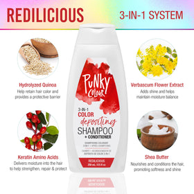 Punky 3-in-1 Color Depositing Conditioner Redilicious side view
