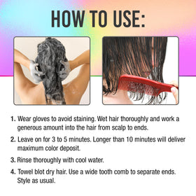 Punky 3-in-1 Hair Color Depositing Conditioner application scene