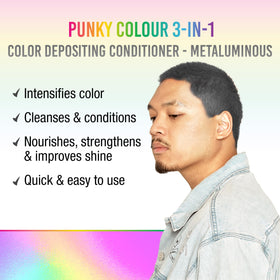 Punky 3-in-1 Hair Color Depositing Conditioner back view