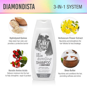 Punky Color Depositing Conditioner Diamondista in bathroom setting