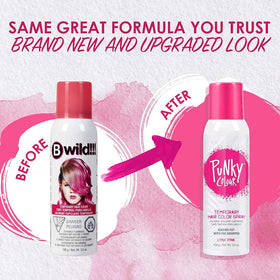 Punky Lynx Pink hair color spray packaging