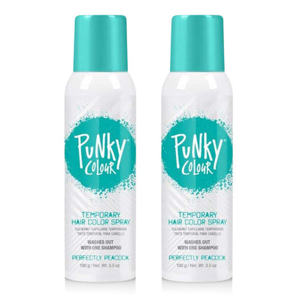 Punky Pastel Temporary Hair Color Spray in Perfectly Peacock front view
