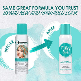 Punky Pastel Temporary Hair Color Spray packaging details