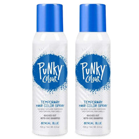 Punky Temporary Hair Color Spray Bengal Blue front view