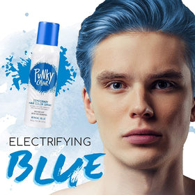 Punky Temporary Hair Color Spray Bengal Blue nozzle close-up