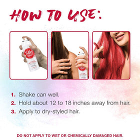 Punky Temporary Hair Color Spray Cougar Red close-up of nozzle