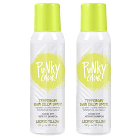 Punky Temporary Hair Color Spray Leopard Yellow 3.5 oz front view