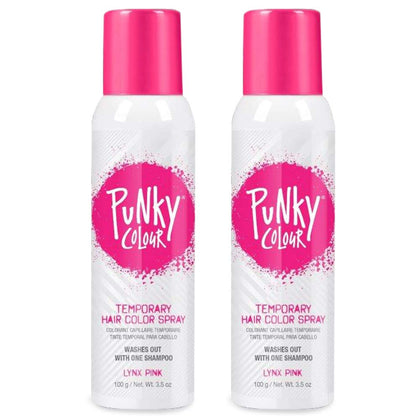 Punky Temporary Hair Color Spray Lynx Pink front view