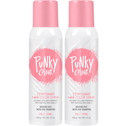 Punky Temporary Hair Color Spray Pale Pink front view