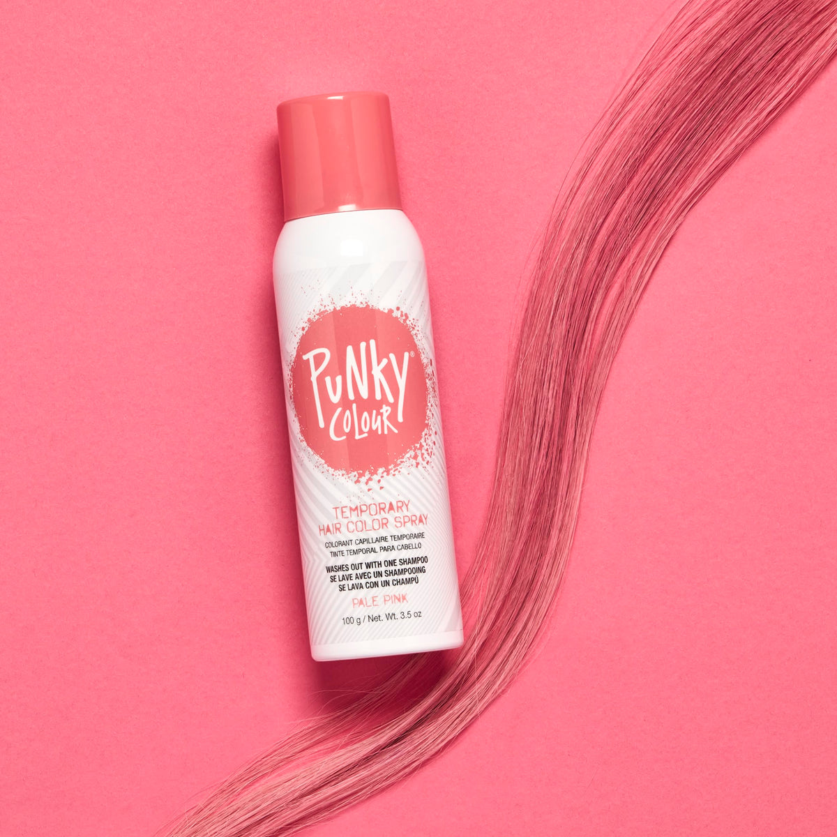 Punky Temporary Hair Color Spray Pale Pink packaging