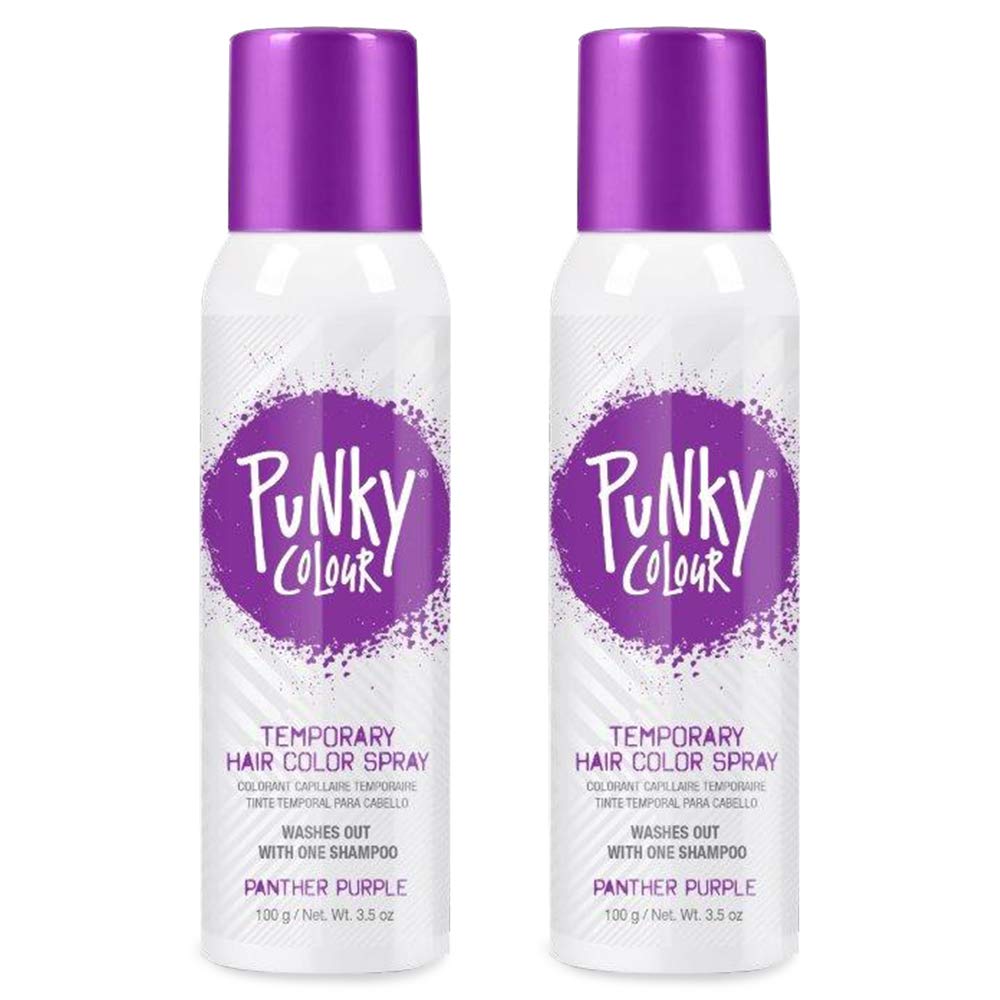 Punky Temporary Hair Color Spray Panther Purple front view