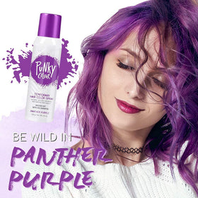 Punky Temporary Hair Color Spray Panther Purple spray nozzle
