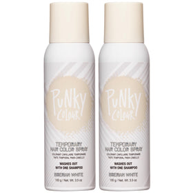 Punky Temporary Hair Color Spray Siberian White front view