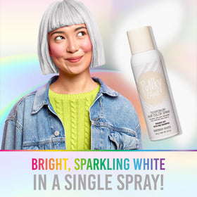 Punky Temporary Hair Color Spray Siberian White side view