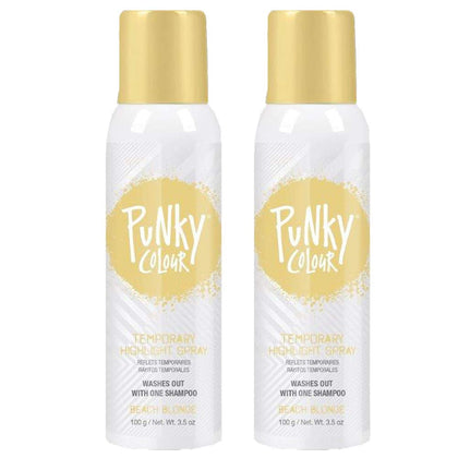 Punky Temporary Hair Highlight Spray Beach Blonde front view