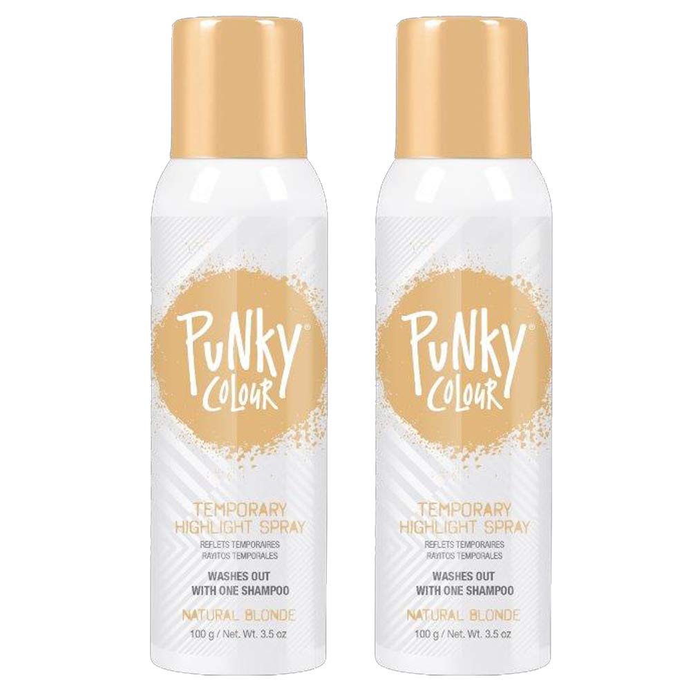 Punky Temporary Hair Highlight Spray Natural Blonde front view