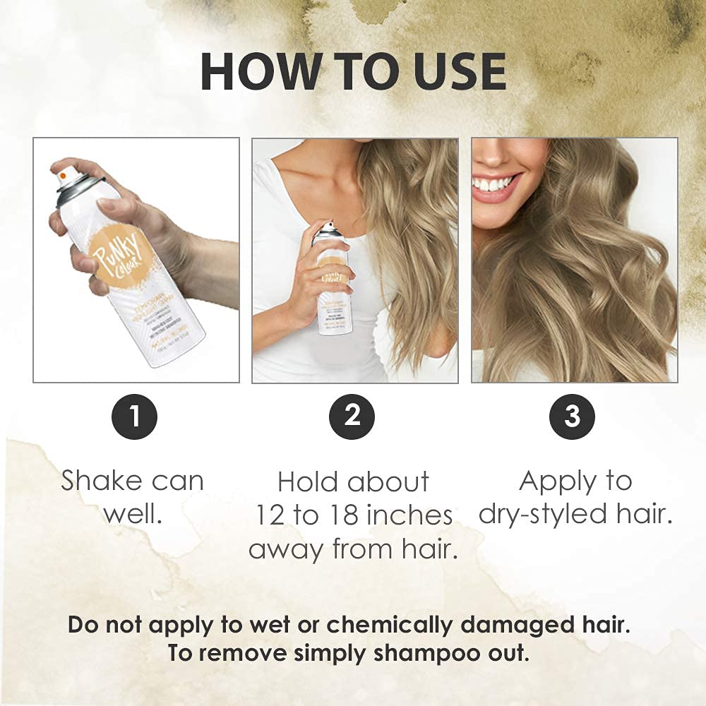 Punky Temporary Hair Highlight Spray Natural Blonde packaging
