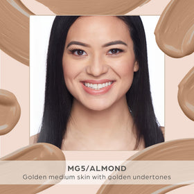PÜR 4-in-1 Tinted Moisturizer Almond texture close-up