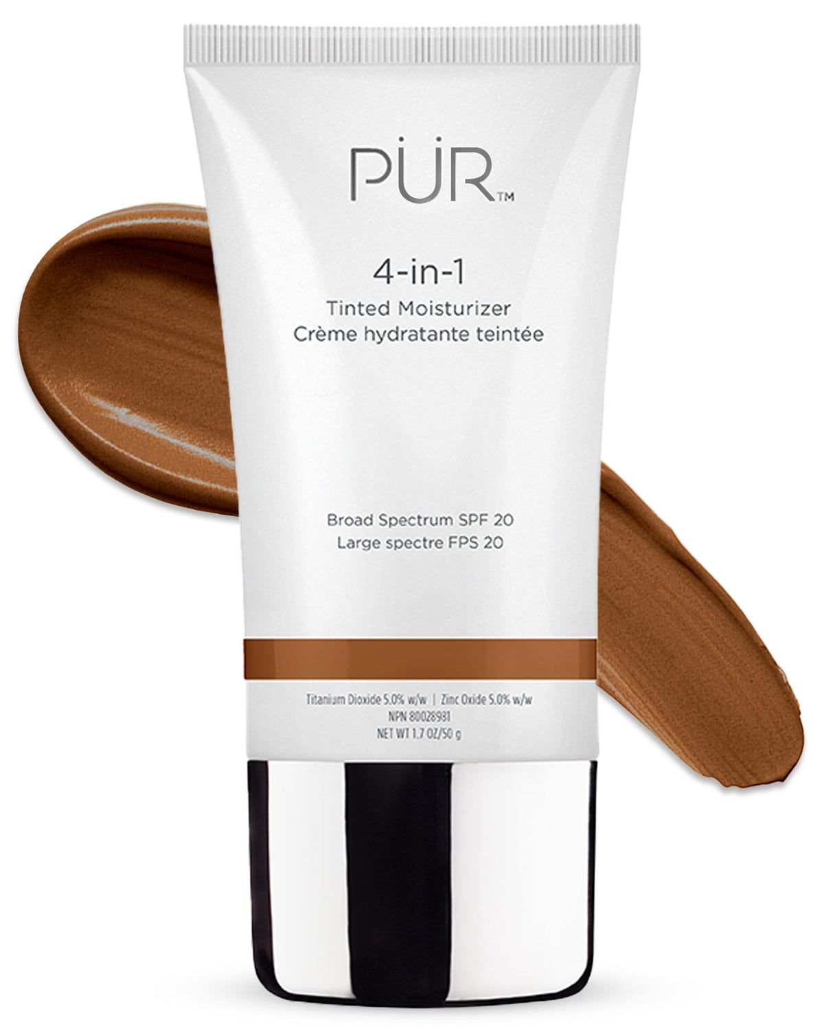 PÜR 4-in-1 Tinted Moisturizer Cinnamon front view