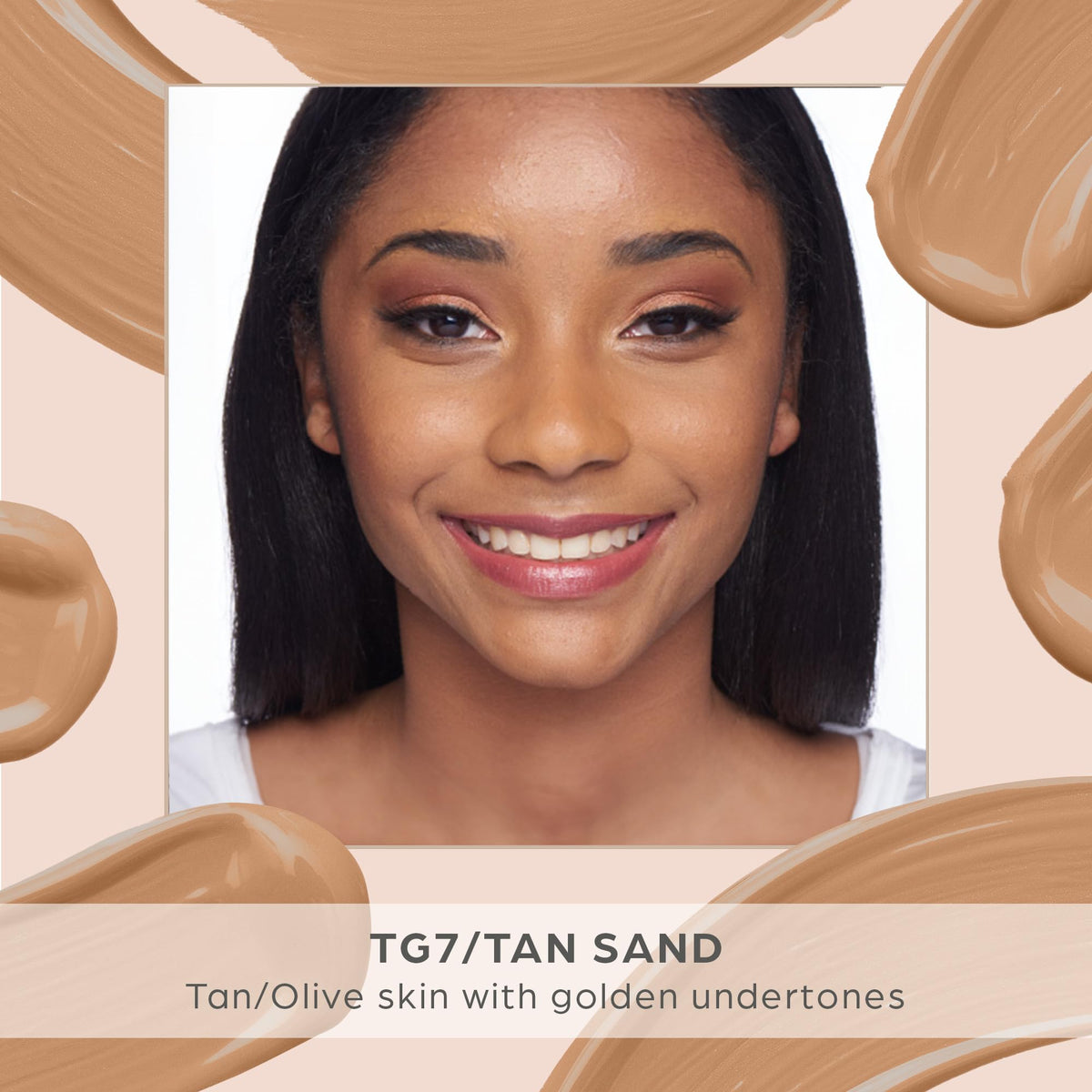 PÜR 4-in-1 Tinted Moisturizer SPF 20 texture swatch on skin