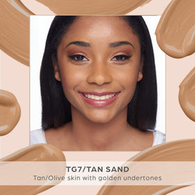 PÜR 4-in-1 Tinted Moisturizer SPF 20 texture swatch on skin