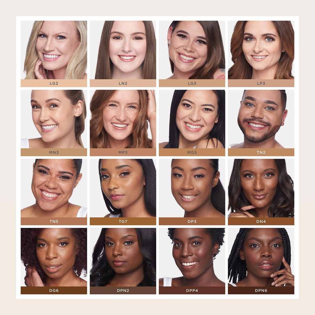 PÜR 4-in-1 Tinted Moisturizer tan shade application process