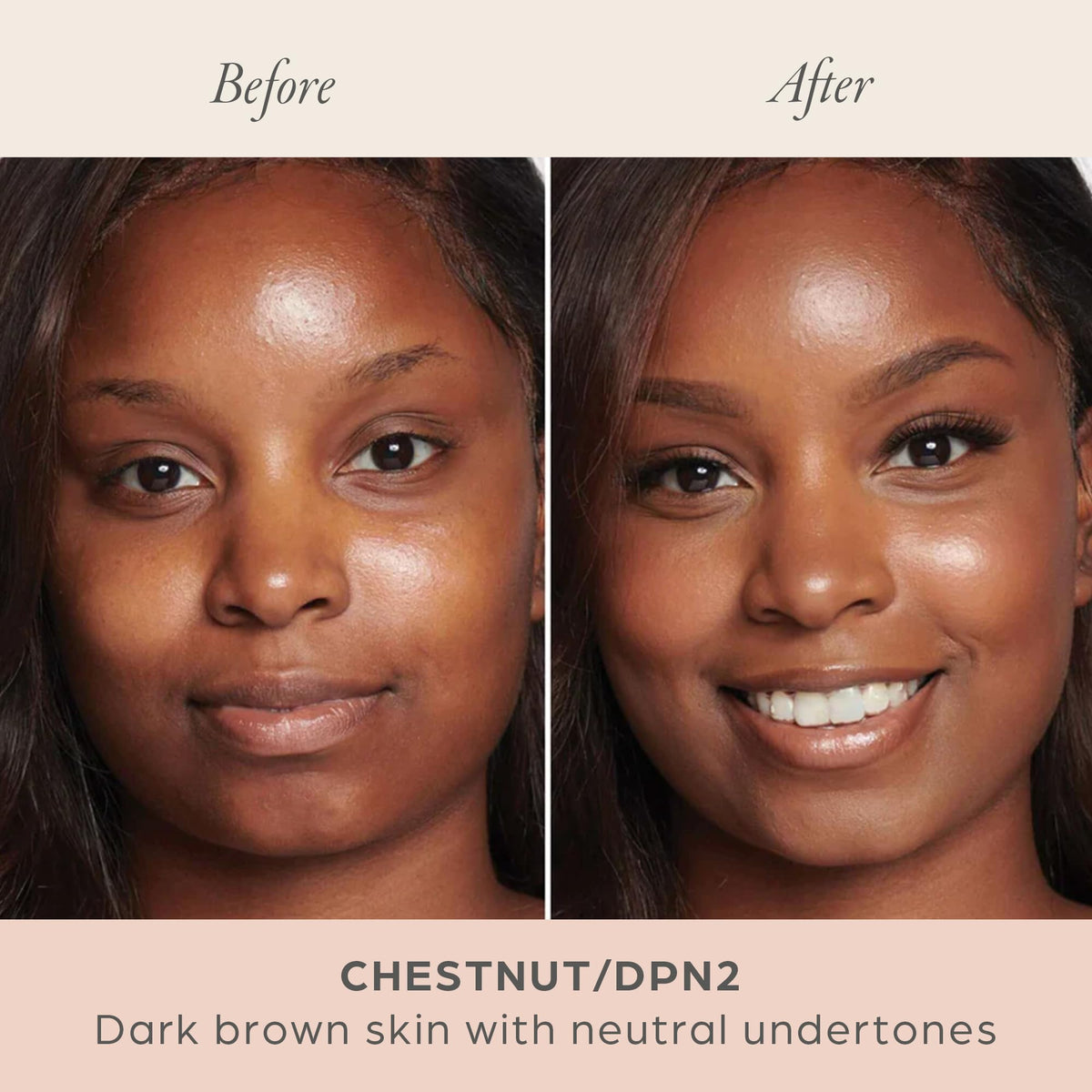PÜR MINERALS 4-in-1 Pressed Mineral Powder Foundation Chestnut side view