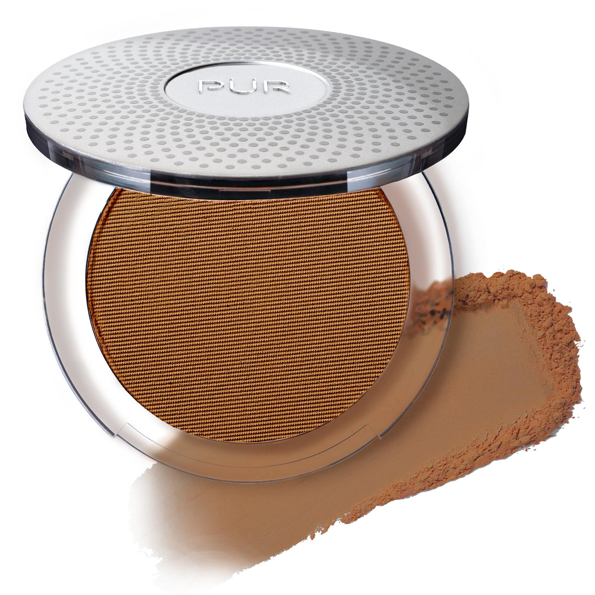 PÜR MINERALS 4-in-1 Pressed Mineral Powder Foundation Cocoa front view