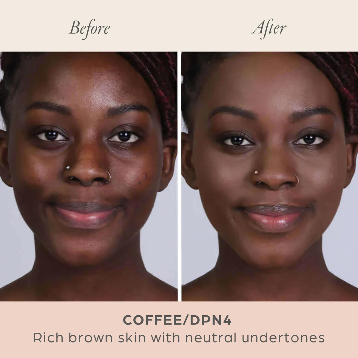 PÜR MINERALS 4-in-1 Pressed Mineral Powder Foundation Coffee texture close-up