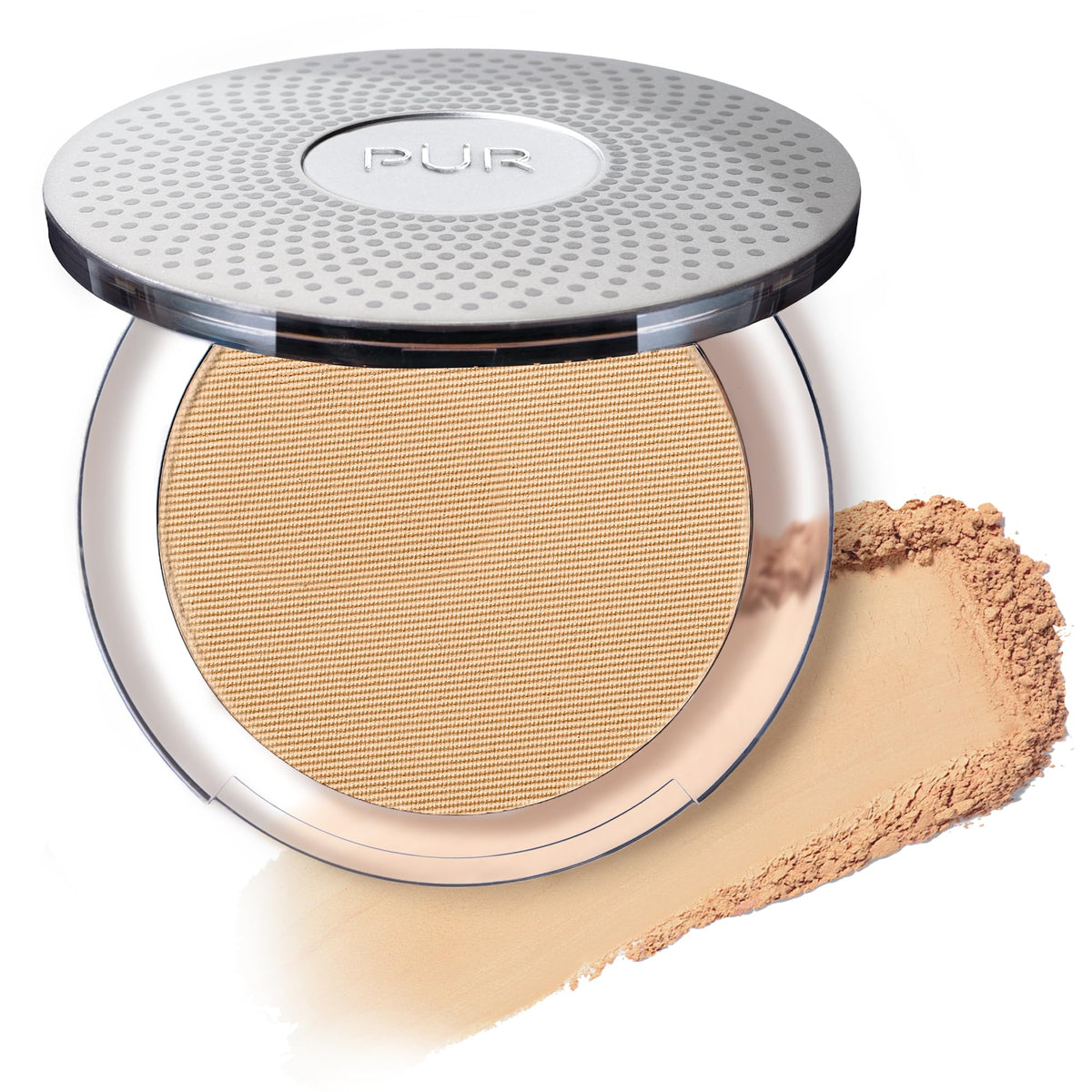 PÜR MINERALS 4-in-1 Pressed Mineral Powder Foundation compact front view