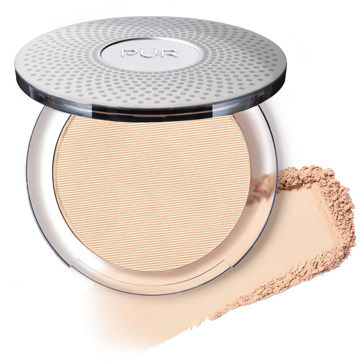 PÜR MINERALS 4-in-1 Pressed Mineral Powder Foundation compact front view
