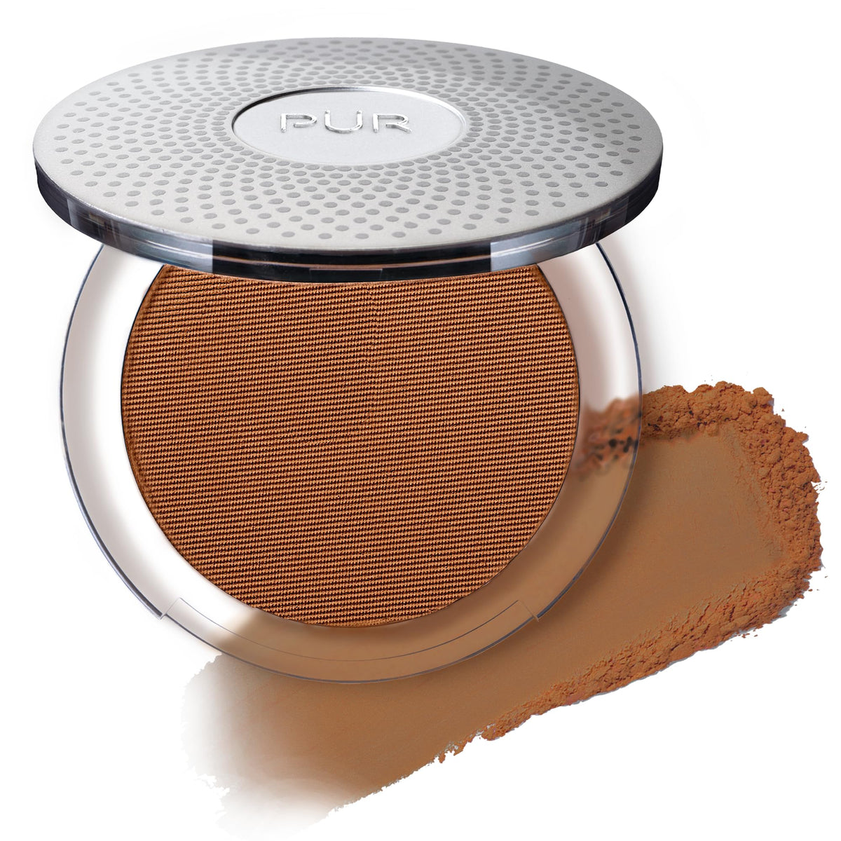 PÜR MINERALS 4-in-1 Pressed Mineral Powder Foundation in Cinnamon front view