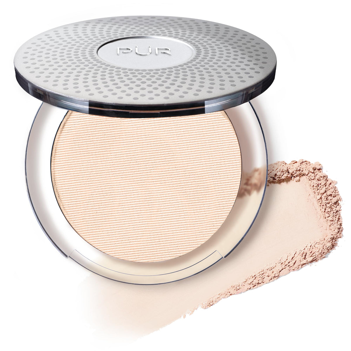 PÜR MINERALS 4-in-1 Pressed Mineral Powder Foundation in Ivory front view