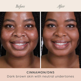 PÜR MINERALS foundation compact opened showing powder texture