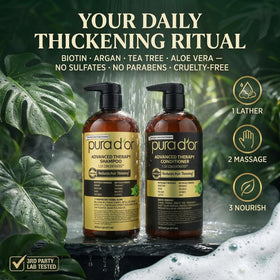 PURA D'OR Advanced Therapy Biotin Shampoo ingredients list