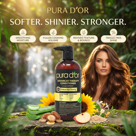 PURA D'OR Advanced Therapy Conditioner 16 Oz side view