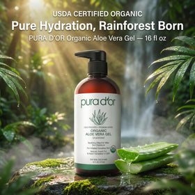PURA D'OR Aloe Vera Gel texture close-up