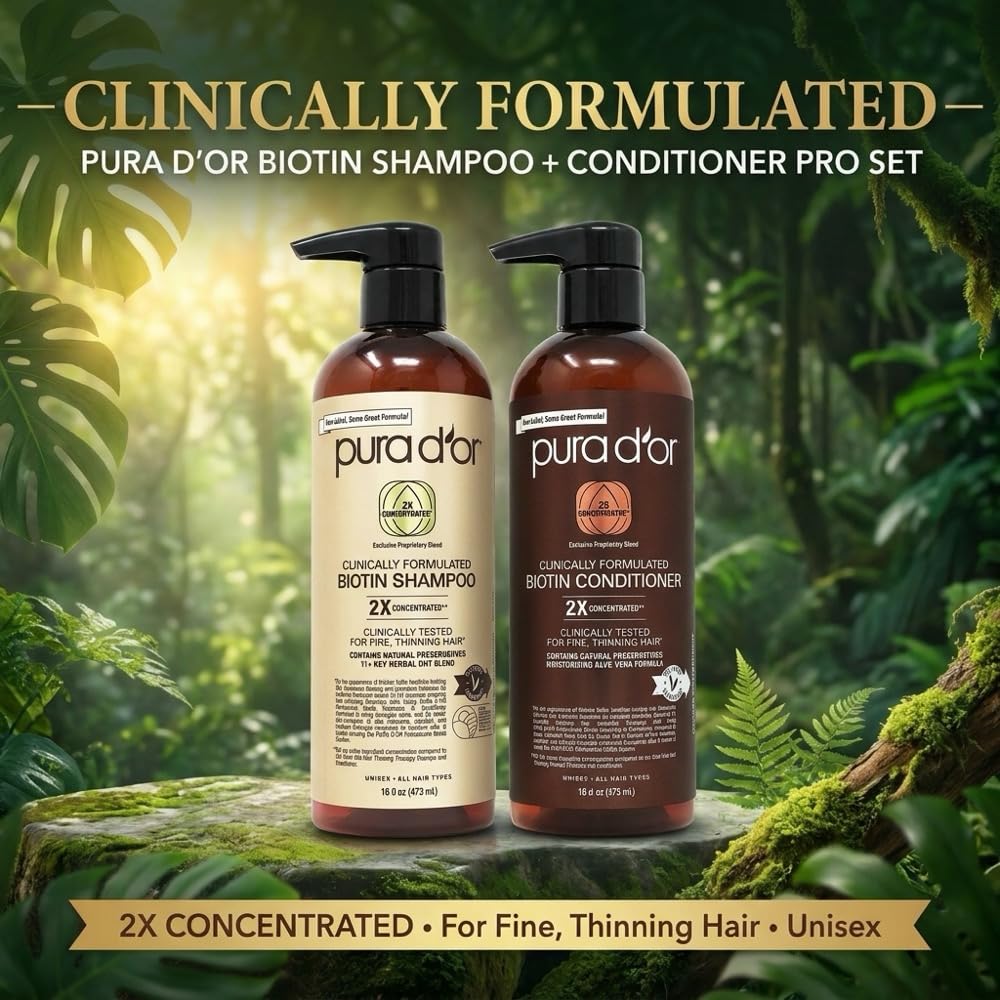 PURA D'OR Biotin Conditioner 16oz bottle front view