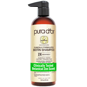 PURA D'OR Biotin Shampoo 3-in-1 16 Fl Oz front view