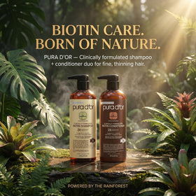 PURA D'OR Biotin Shampoo texture close-up