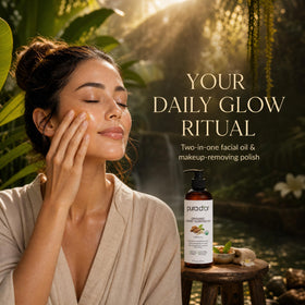 PURA D'OR Organic Sweet Almond Oil with a dropper